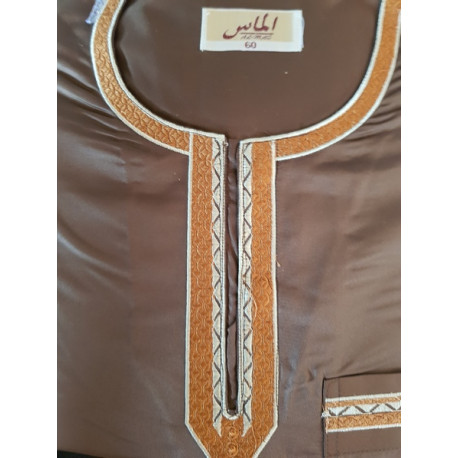 Ensemble Qamis court et sarouel