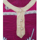 Djellaba femme imprimé printanier boutons nacrés