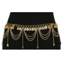 Ceinture danse orientale métal 