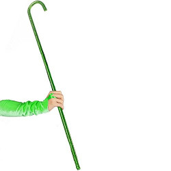 Canne de danse orientale enfant vert foncé
