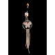 Piercing de nombril papillon strass or