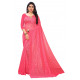 Sari indien fuschia pailleté