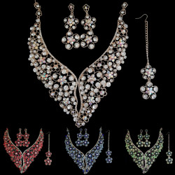 Bijoux indiens Parure florale 