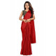 Sari indien 2 piéces Bollywood uni en satin