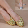 Chaussons de danse à paillettes brillantes