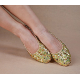Chaussons de danse à paillettes brillantes