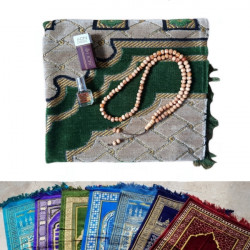 Tapis de prière + Musc + Tasbih 