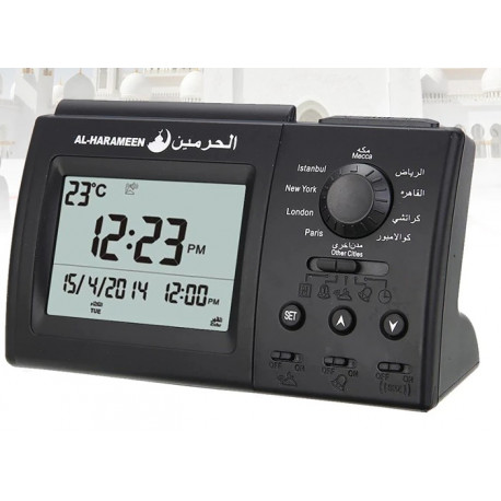 Horloge Adhan numérique