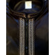 Qamis Qatar style moderne col droit zippé