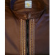 Qamis Qatar style moderne col droit zippé