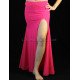 Jupe droite fendue de danse orientale 