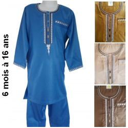 Qamis pakistanais pour enfant African Style 