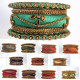Ensemble de bracelets indiens fils de soie