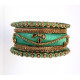 Ensemble de bracelets indiens fils de soie