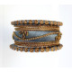 Ensemble de bracelets indiens fils de soie