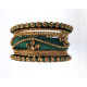 Ensemble de bracelets indiens fils de soie