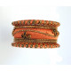 Ensemble de bracelets indiens fils de soie