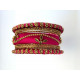 Ensemble de bracelets indiens fils de soie