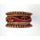 Ensemble de bracelets indiens fils de soie