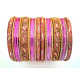 Lot de 26 bracelets bangles indiens multicolores mariage