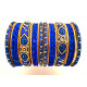 30 Bracelets indiens bollywood strass colorés 