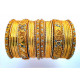 30 Bracelets indiens bollywood strass colorés 