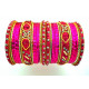 30 Bracelets indiens bollywood strass colorés 