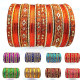 Ensemble de 26 Bracelets indiens bangles motif losange