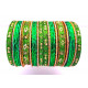 Ensemble de 26 Bracelets indiens bangles motif losange