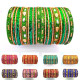 Bracelets d'Inde Bangles paillettes et strass