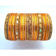 Bracelets d'Inde Bangles paillettes et strass