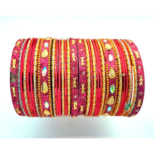 Bracelets d'Inde Bangles paillettes et strass