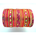 Bracelets d'Inde Bangles paillettes et strass