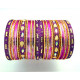 Bracelets d'Inde Bangles paillettes et strass