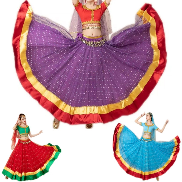 Acheter jupe indienne Bollywood femme | JUSAGA - 35,90 €