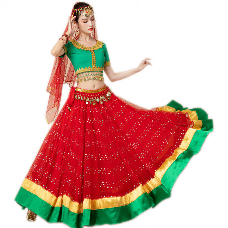 Jupe de danse indienne Bollywood