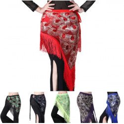 Foulard oriental velours triangulaire