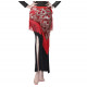 Foulard oriental velours triangulaire