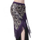 Foulard oriental velours triangulaire
