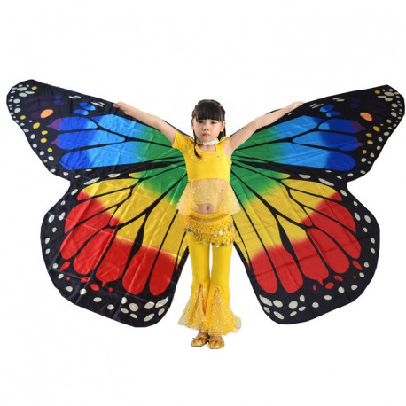 Voile de danse orientale enfant forme papillon 