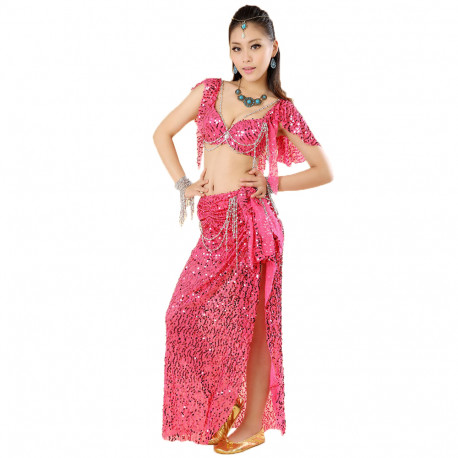Costume de danse orientale brillant femme