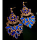 Boucles d'oreilles indiennes Femme strass