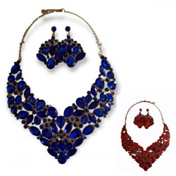 Parure strass bijou oriental strass