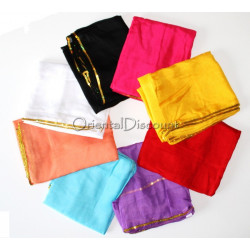 Lot de 10 voiles rectangulaires de danse orientale 