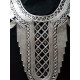 Djellaba femme 100% oriental broderie blanche et pompons