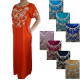 Djellaba femme authentique motif or