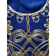 Djellaba femme authentique motif or