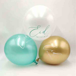 Lot de 6 ballons Eid Mubarak
