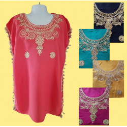 Djellaba style marocain pour enfant brodée 