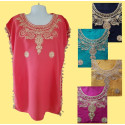 Djellaba style marocain pour enfant brodée 